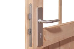 KARIBU Gartenhaus Kastorf 7, Naturbelassen, Fichtenholz 28mm, 702 X 244 X 222 Cm, Flachdach, Anbau 3,2m 11 KARIBU Gartenhaus Kastorf 7, Naturbelassen, Fichtenholz 28mm, 702 X 244 X 222 Cm, Flachdach, Anbau 3,2m -Doppler Verkäufe 30467 3 03.jpg