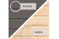 KARIBU Gartenhaus Kastorf 7, Terragrau, Fichtenholz 28mm, 702 X 244 X 222 Cm, Flachdach, Anbau 3,2m -Doppler Verkäufe 30467 4 04.jpg