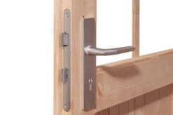 KARIBU Gartenhaus Kastorf6 , Naturbelassen, Fichtenholz 28mm, 612 X 274 X 222 Cm, Flachdach, Anbau 3,2m Mit Rückwand -Doppler Verkäufe 30468 1 03.jpg