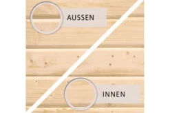 KARIBU Gartenhaus Kastorf6 , Naturbelassen, Fichtenholz 28mm, 612 X 274 X 222 Cm, Flachdach, Anbau 3,2m Mit Rückwand -Doppler Verkäufe 30468 1 04.jpg