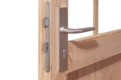 KARIBU Gartenhaus Kastorf 7, Terragrau, Fichtenholz 28mm, 702 X 244 X 222 Cm, Flachdach, Anbau 3,2m Mit Rückwand -Doppler Verkäufe 30468 4 03.jpg