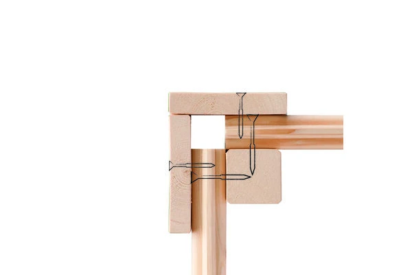 KARIBU Gartenhaus Theres 7, Naturbelassen, Fichtenholz 28mm, 648 X 304 X 250 Cm, Satteldach, Inkl. Dachausbauelement 7 KARIBU Gartenhaus Theres 7, Naturbelassen, Fichtenholz 28mm, 648 X 304 X 250 Cm, Satteldach, Inkl. Dachausbauelement - Image 7