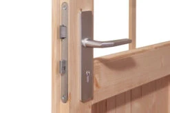 KARIBU Gartenhaus Theres 7, Naturbelassen, Fichtenholz 28mm, 947 X 304 X 250 Cm, Satteldach, 2 Dachausbauelemente -Doppler Verkäufe 30472 3 04.jpg