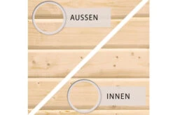 KARIBU Gartenhaus Theres 7, Naturbelassen, Fichtenholz 28mm, 947 X 304 X 250 Cm, Satteldach, 2 Dachausbauelemente -Doppler Verkäufe 30472 3 06.jpg