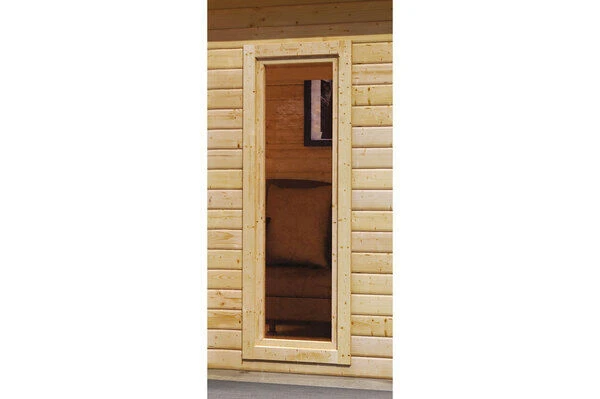 KARIBU Gartenhaus Radeburg 2, Naturbelassen, Fichtenholz 40mm, 406 X 309 X 229,5 Cm, Pultdach, Inkl. 2 Drehkippfenster 3 KARIBU Gartenhaus Radeburg 2, Naturbelassen, Fichtenholz 40mm, 406 X 309 X 229,5 Cm, Pultdach, Inkl. 2 Drehkippfenster - Image 3