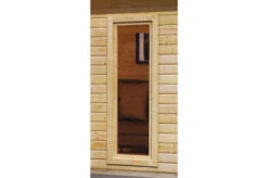 KARIBU Gartenhaus Radeburg 4, Naturbelassen, Fichtenholz 40mm, 528 X 368 X 231 Cm, Flachdach, Inkl. 2 Drehkippfenster -Doppler Verkäufe 30476 5 06.jpg