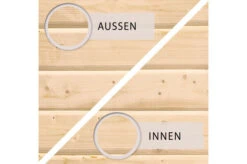 KARIBU Gartenhaus Radeburg 2, Naturbelassen, Fichtenholz 40mm, 724 X 309 X 229,5 Cm, Pultdach, Anbau 3,3m 16 KARIBU Gartenhaus Radeburg 2, Naturbelassen, Fichtenholz 40mm, 724 X 309 X 229,5 Cm, Pultdach, Anbau 3,3m -Doppler Verkäufe 30477 1 06.jpg