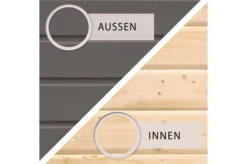 KARIBU Gartenhaus Radeburg 3, Terragrau, Fichtenholz 40mm, 724 X 369 X 229,5 Cm, Pultdach, Anbau 3,3m 16 KARIBU Gartenhaus Radeburg 3, Terragrau, Fichtenholz 40mm, 724 X 369 X 229,5 Cm, Pultdach, Anbau 3,3m -Doppler Verkäufe 30479 2 06.jpg