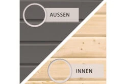 KARIBU Gartenhaus Askola 6, Terragrau, Fichtenholz 19mm, 334 X 306 X 216 Cm, Flachdach, Doppelflügeltür -Doppler Verkäufe 30535 3 04.jpg