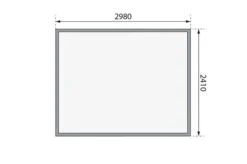 KARIBU Gartenhaus Kerko 5, Naturbelassen, Fichtenholz 19mm, 329 X 246 X 210 Cm, Flachdach, Doppelflügeltür 15 KARIBU Gartenhaus Kerko 5, Naturbelassen, Fichtenholz 19mm, 329 X 246 X 210 Cm, Flachdach, Doppelflügeltür -Doppler Verkäufe 30542 1 06.jpg