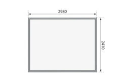 KARIBU Gartenhaus Kerko 5, Terragrau, Fichtenholz 19mm, 329 X 246 X 210 Cm, Flachdach, Doppelflügeltür -Doppler Verkäufe 30542 2 06.jpg