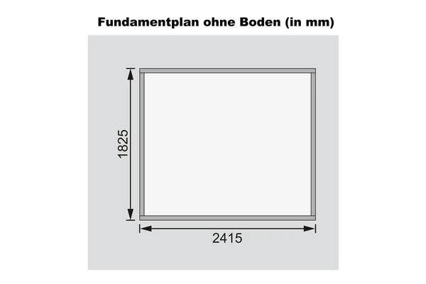 KARIBU Gartenhaus Amberg 3, Terragrau, Fichtenholz 19mm, 272 X 186 X 209 Cm, Satteldach, Doppelflügeltür 7 KARIBU Gartenhaus Amberg 3, Terragrau, Fichtenholz 19mm, 272 X 186 X 209 Cm, Satteldach, Doppelflügeltür - Image 7