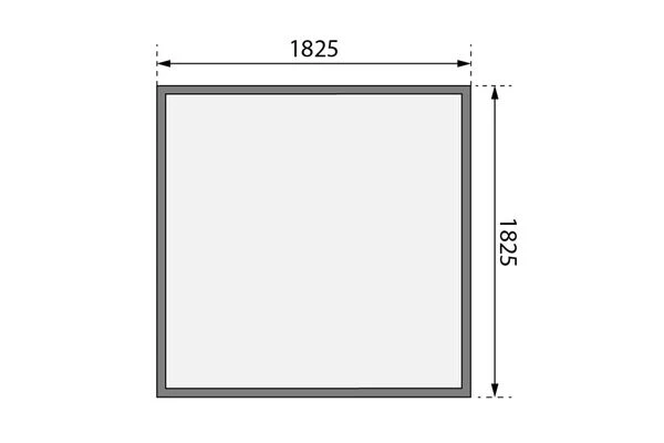 KARIBU Gartenhaus Stockach 2, Terragrau, Fichtenholz 19mm, 212 X 186 X 197 Cm, Pultdach, Doppelflügeltür 6 KARIBU Gartenhaus Stockach 2, Terragrau, Fichtenholz 19mm, 212 X 186 X 197 Cm, Pultdach, Doppelflügeltür - Image 6