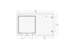 KARIBU Gartenhaus Bastrup5 , Anthrazit, Fichtenholz 28mm, 614 X 297 X 222 Cm, Pultdach, Anbau 3m Mit Rückwand -Doppler Verkäufe 30566 8 06.jpg