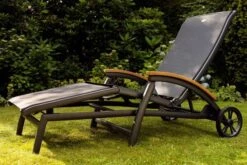 HARTMAN Da Vinci Gartenliege, Xerix/anthrazit, Alu/Textilene, 170 X 82 X 30 Cm, Mit FSC-Teak-Armlehnen 7 HARTMAN Da Vinci Gartenliege, Xerix/anthrazit, Alu/Textilene, 170 X 82 X 30 Cm, Mit FSC-Teak-Armlehnen -Doppler Verkäufe 3 11664 1.jpg