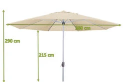 DOPPLER Active Mittelstockschirm, Natur, Aluminium/Textil, Ø 380 Cm, Mit Kurbel -Doppler Verkäufe 3 12354 1.jpg