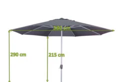 DOPPLER Active Mittelstockschirm, Anthrazit, Aluminium/Textil, Ø 380 Cm, Mit Kurbel 5 DOPPLER Active Mittelstockschirm, Anthrazit, Aluminium/Textil, Ø 380 Cm, Mit Kurbel -Doppler Verkäufe 3 12354 5.jpg