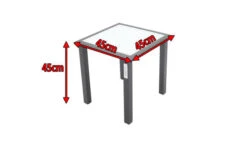 VILLANA Beistelltisch, Anthrazit/weiß, Alu/Sicherheitsglas, 45 X 45 X 45 Cm 5 VILLANA Beistelltisch, Anthrazit/weiß, Alu/Sicherheitsglas, 45 X 45 X 45 Cm -Doppler Verkäufe 3 13401.jpg