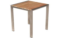 OUTFLEXX 2er-Set Sonnenliegen, Taupe, Edelstahl/Teak, 195,5x74x35cm, Mit Beistelltisch 45x45cm -Doppler Verkäufe 3 14167.jpg