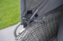 OUTFLEXX Sonneninsel, Grau, Polyrattan, Halbrund, 193 X 104 X 74 Cm, Hocker Drehbar, Dach Klappbar -Doppler Verkäufe 3 16110.jpg