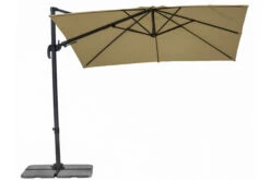 Schneider® SCHNEIDER Rhodos Eco Twist Ampelschirm, Taupe, Quadratisch, 270 X 270 Cm -Doppler Verkäufe 3 16618.jpg