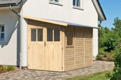 KARIBU Gartenhaus Wandlitz, Fichtenholz 19 Mm, Pultdach 5 KARIBU Gartenhaus Wandlitz, Fichtenholz 19 Mm, Pultdach -Doppler Verkäufe 3 17863 3.jpg