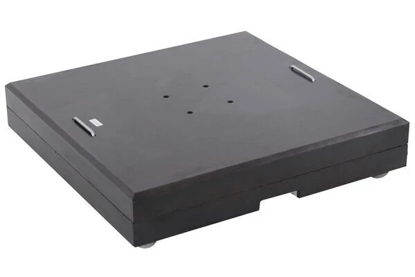 OUTFLEXX Schirmständer, Granit, 70x70x22cm, 150kg, Mit Lenkrollen Und Standfüßen 6 OUTFLEXX Schirmständer, Granit, 70x70x22cm, 150kg, Mit Lenkrollen Und Standfüßen – Bild 6