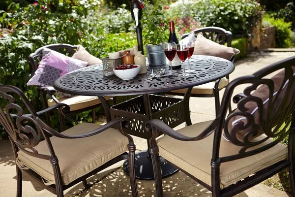 HARTMAN Amalfi Tisch, Bronze, Alu-Guss, Ø120cm 3 HARTMAN Amalfi Tisch, Bronze, Alu-Guss, Ø120cm – Bild 3