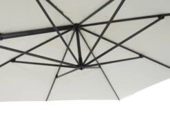 OUTFLEXX Ampelschirm, Anthrazit/creme, Alu/Polyester, 350x350cm, Inkl. Plattenständer -Doppler Verkäufe 3 20362.jpg