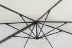 OUTFLEXX Ultimate L Ampelschirm, Anthrazit/creme, Alu/Spuncrylic®, 400x400cm, Inkl. Befüllbarem Schirmständer -Doppler Verkäufe 3 20364.jpg