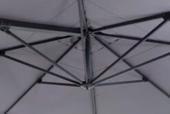 OUTFLEXX Ultimate L Ampelschirm, Anthrazit/grau, Alu/Spuncrylic®, 400x400cm, Inkl. Befüllbarem Schirmständer -Doppler Verkäufe 3 20365.jpg