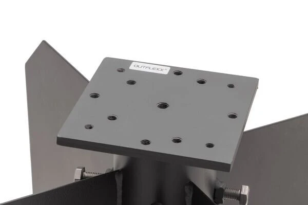 OUTFLEXX Bodenanker XXL Für Ampelschirme, Anthrazit, Pulverbesch. Stahl, 50x50x63 Cm, Zum Einbetonieren 2 OUTFLEXX Bodenanker XXL Für Ampelschirme, Anthrazit, Pulverbesch. Stahl, 50x50x63 Cm, Zum Einbetonieren – Bild 2