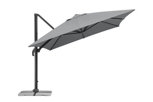 Schneider® SCHNEIDER Exklusivmodell Rhodos Grande Ampelschirm, Silbergrau, 300x400 Cm, Rechteckig 3 Schneider® SCHNEIDER Exklusivmodell Rhodos Grande Ampelschirm, Silbergrau, 300x400 Cm, Rechteckig – Bild 3