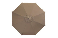 DOPPLER Alu Wood Mittelstockschirm, Greige, Alu/Polyester, 350cm, Mit Kurbel, Holzoptik -Doppler Verkäufe 3 22340.jpg