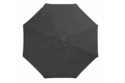 DOPPLER Alu Wood Mittelstockschirm, Anthrazit, Alu/Polyester, 350cm, Mit Kurbel, Holzoptik -Doppler Verkäufe 3 22341.jpg