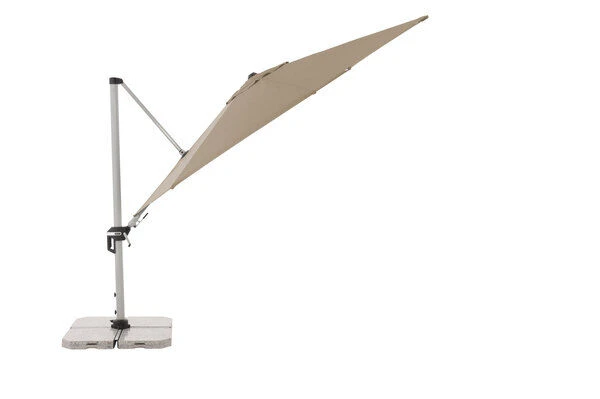 DOPPLER Active Pendelschirm, Greige, Alu/Polyester, 370cmx210 Cm, Mit Kurbel, 360°-drehbar 3 DOPPLER Active Pendelschirm, Greige, Alu/Polyester, 370cmx210 Cm, Mit Kurbel, 360°-drehbar - Image 3