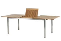 Ausziehtisch Roma Aus Edelstahl/Teak Von Diamond Garden, Ca. 180/240x100 Cm -Doppler Verkäufe 4 10651.jpg