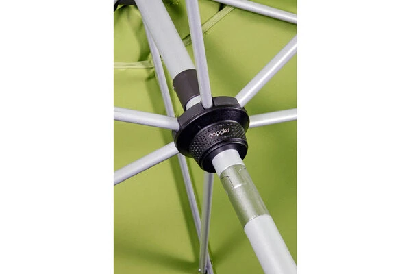 DOPPLER Active Auto Tilt Mittelstockschirm, Terrakotta, Aluminium/Textil, Ø 320 Cm, Mit Kurbel 4 DOPPLER Active Auto Tilt Mittelstockschirm, Terrakotta, Aluminium/Textil, Ø 320 Cm, Mit Kurbel - Image 4