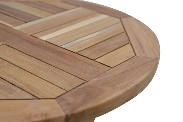 Beistelltisch Tennessee Aus ECO-Teakholz Von Ploß, Klappbar, Ø 50x50 Cm 4 Beistelltisch Tennessee Aus ECO-Teakholz Von Ploß, Klappbar, Ø 50x50 Cm - Image 4