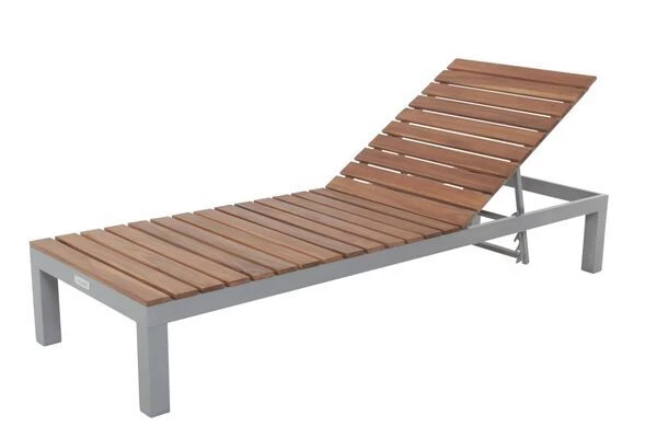 VILLANA Gartenliege, Alu / FSC-Akazienholz, 200 X 70 X 33 Cm, 4-Stufen Verstellbar 8 VILLANA Gartenliege, Alu / FSC-Akazienholz, 200 X 70 X 33 Cm, 4-Stufen Verstellbar - Image 8