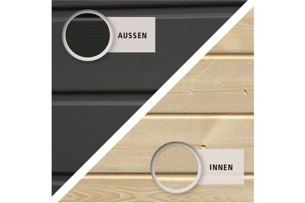 KARIBU Gartenhaus Northeim 5, Fichtenholz 38 Mm, Pultdach 4 KARIBU Gartenhaus Northeim 5, Fichtenholz 38 Mm, Pultdach - Image 4