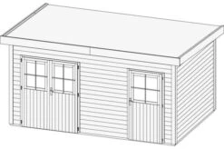 KARIBU Gartenhaus Mattrup, Fichtenholz 28 Mm, Flachdach -Doppler Verkäufe 4 18039 1.jpg