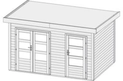 KARIBU Gartenhaus Schönbuch, Fichtenholz 38 Mm, Naturbelassen -Doppler Verkäufe 4 18040 1.jpg