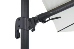 OUTFLEXX Ampelschirm, Anthrazit/creme, Alu/Polyester, 350x350cm, Inkl. Plattenständer -Doppler Verkäufe 4 20362.jpg