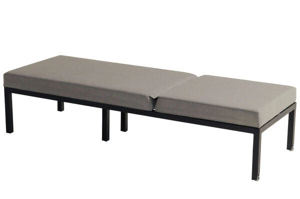 HARTMAN Eva Loungeliege, Sooty, Sunbrella, 195 X 70 X 45 Cm, Rückenlehne Verstellbar, Hohe Liegefläche 4 HARTMAN Eva Loungeliege, Sooty, Sunbrella, 195 X 70 X 45 Cm, Rückenlehne Verstellbar, Hohe Liegefläche – Bild 4