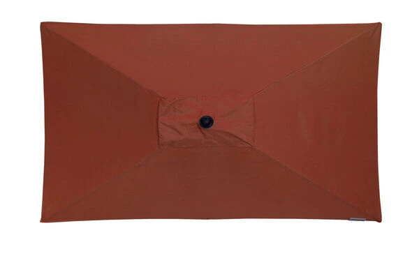 DOPPLER Active Auto Tilt Mittelstockschirm, Terracotta, Alu/Polyester, 210x140 Cm, Höhenverstellbar, Mit Kurbel 4 DOPPLER Active Auto Tilt Mittelstockschirm, Terracotta, Alu/Polyester, 210x140 Cm, Höhenverstellbar, Mit Kurbel - Image 4