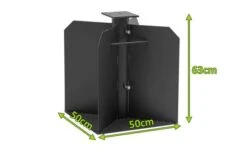 OUTFLEXX Bodenanker XXL Für Ampelschirme, Anthrazit, Pulverbesch. Stahl, 50x50x63 Cm, Zum Einbetonieren 10 OUTFLEXX Bodenanker XXL Für Ampelschirme, Anthrazit, Pulverbesch. Stahl, 50x50x63 Cm, Zum Einbetonieren -Doppler Verkäufe 4 21594.jpg