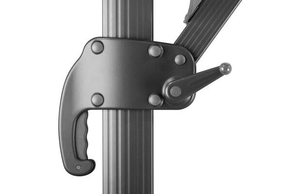 Schneider® SCHNEIDER Exklusivmodell Rhodos Grande Ampelschirm, Silbergrau, 300x400 Cm, Rechteckig 4 Schneider® SCHNEIDER Exklusivmodell Rhodos Grande Ampelschirm, Silbergrau, 300x400 Cm, Rechteckig – Bild 4