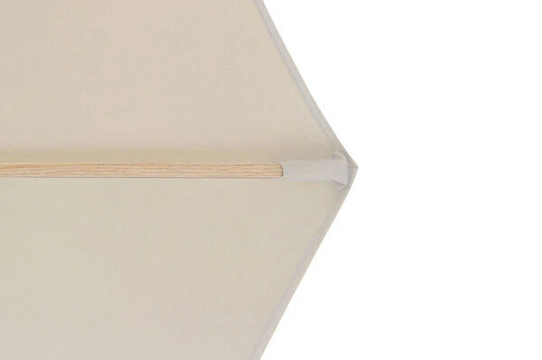 DOPPLER Alu Wood Mittelstockschirm, Natur, Alu/Polyester, 350cm, Mit Kurbel, Holzoptik 4 DOPPLER Alu Wood Mittelstockschirm, Natur, Alu/Polyester, 350cm, Mit Kurbel, Holzoptik - Image 4