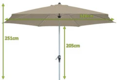 DOPPLER Active Auto Tilt Mittelstockschirm, Greige, Aluminium/Textil, Ø 320 Cm, Mit Kurbel 11 DOPPLER Active Auto Tilt Mittelstockschirm, Greige, Aluminium/Textil, Ø 320 Cm, Mit Kurbel -Doppler Verkäufe 5 12353 3.jpg